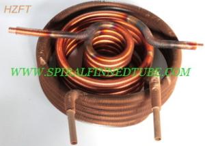 Quality Automotive Engineering Condenser Finned Coil Heat Exchangers Aluminum / Copper wholesale