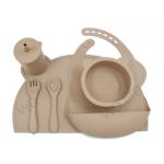 Eco Friendly FDA Baby Silicone Suction Bowl BPA Free
