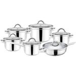 12pcs Non-stick 201 Stainless Steel Cookware Set Nonstick Cooking Pot Colorful