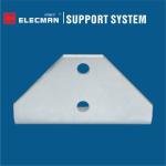 Corner Galvanized Steel Aluminium Strut Connectors Adjustable Double Slotted