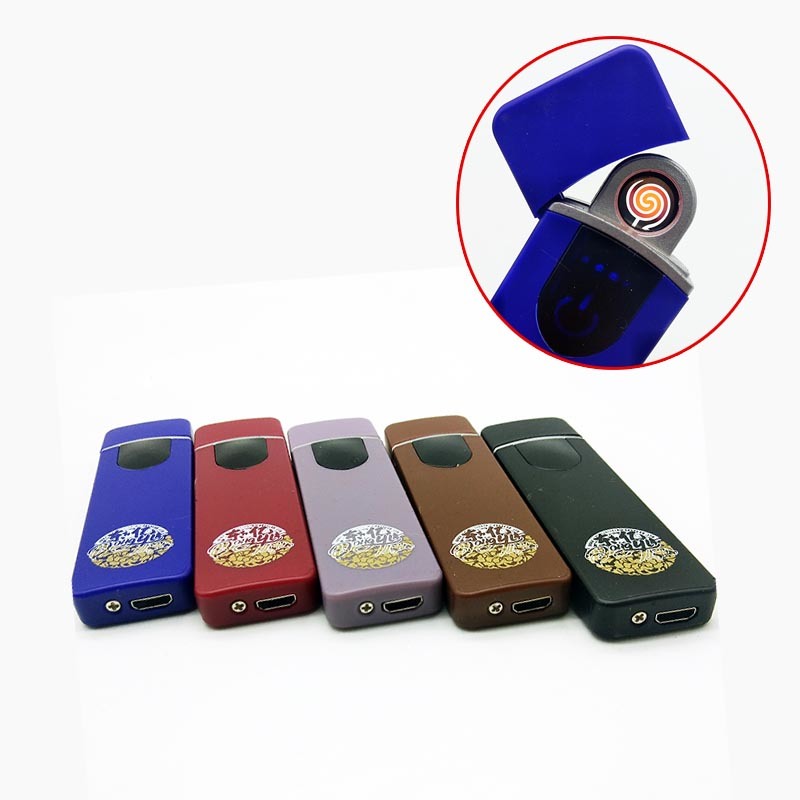 New Arrival Hot Sell Gift Box Packing USB Rechargeable Long Flameless Lighter