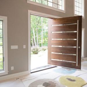 Quality European Style White Internal Wooden Sliding Doors ISO9001 Approved wholesale