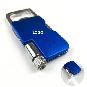 Quality Promotional LED Multifunctional Folding Bottle Opner Stainless Steel Folding Knife Logo Customized wholesale