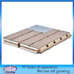 Quality E1 Eco-Friendly Sound Absorption Acoustic Wooden Panel for Wall and Ceiling Square Edge wholesale