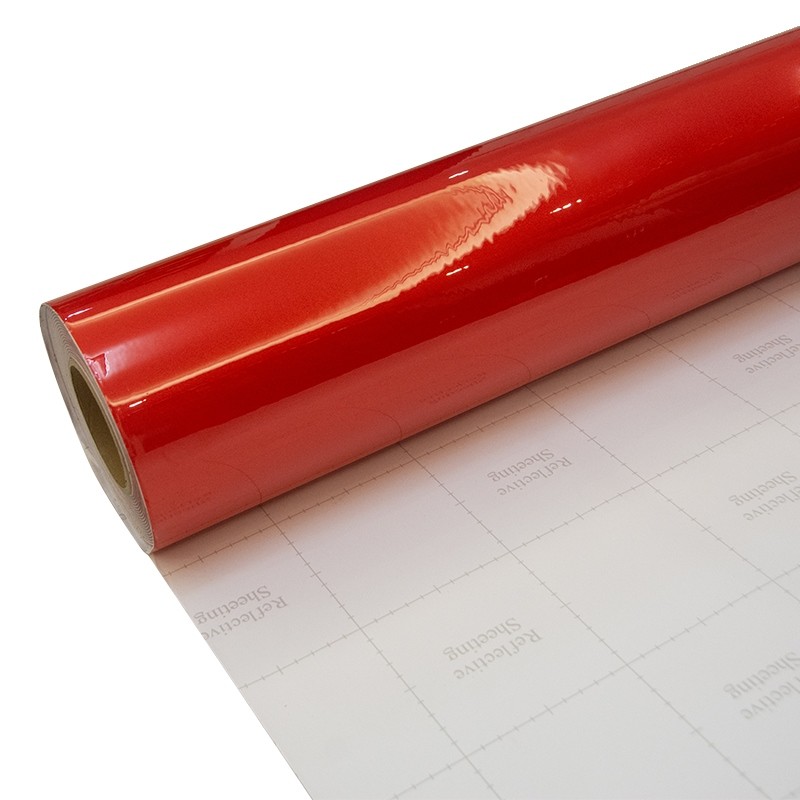 Self Adhesive Engineering Grade Glass Bead Reflective Sign Sticker Vinyl Roll