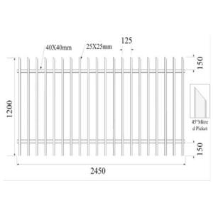 Quality Hercules Fence Panels 2100mm X 2400mm, High-Quality Hercules Steel Security Fencing wholesale