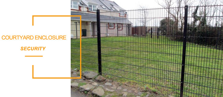 2x2.5m 868 Fencing Pvc Coated Iron Wire Garden Decorative