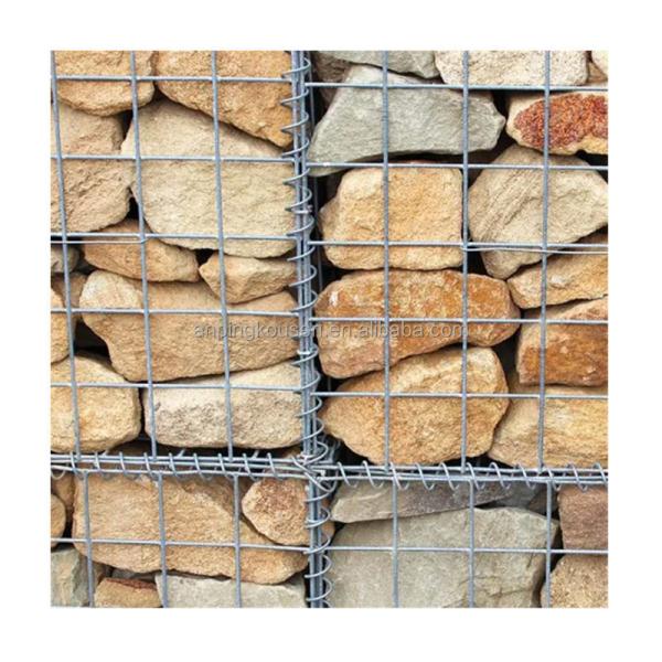 Galvanized Iron Wire Mesh for Retaining Wall at Silver Green Gray Blue Yellow