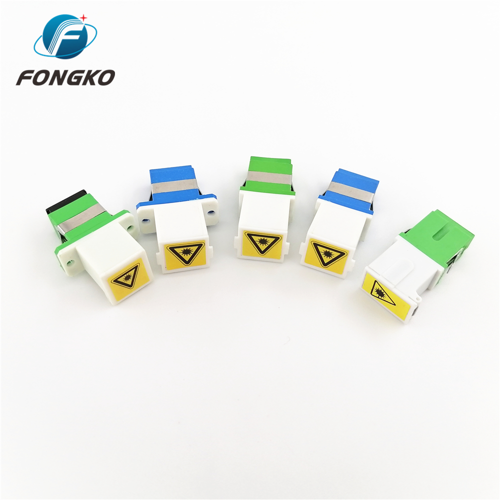 Single Mode LC Duplex Adaptor With Shutter UPC Fiber Optical