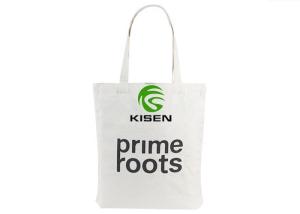 Quality Recycled Cotton Canvas Tote Bag , Custom Printed Natural Cotton Tote Bags wholesale