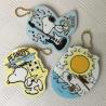 Buy cheap CMCK Printed Anime Acrylic Charms Greaseproof Cartoon Ornaments from wholesalers