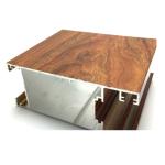 Casement 2.0mm 6063 Wood Grain Aluminum Profiles