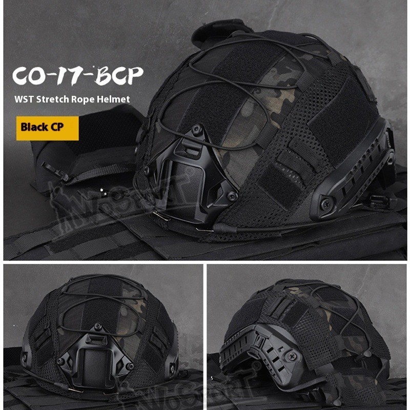 Military Enthusiast Tactical Helmet FAST MICH Camouflage Field Rail Helmet for Airsoft Real - life CS Riot Prevention and Outdoor Equipment