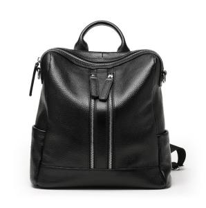 Quality Genuine Leather Backpacks Women Double Shoulder Bags for Trave wholesale