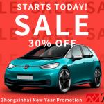100% Electric EV Cars 160km/H Long Range Rechargeable Vehicle