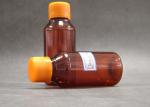 Brown Syrup Liquid Medicine Bottle , 60ml Custom Plastic Bottles Safety Cover