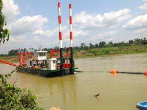 Quality Iron plate 20inch Discharge Port,20m Digging Depth,22m Length,1000Kw River Dredger Machine Manufacturer wholesale