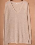 Women.s V-neck sweaters