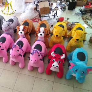 Quality Hansel plush walking unicorn electric animal toy electric bikes ride for sale wholesale