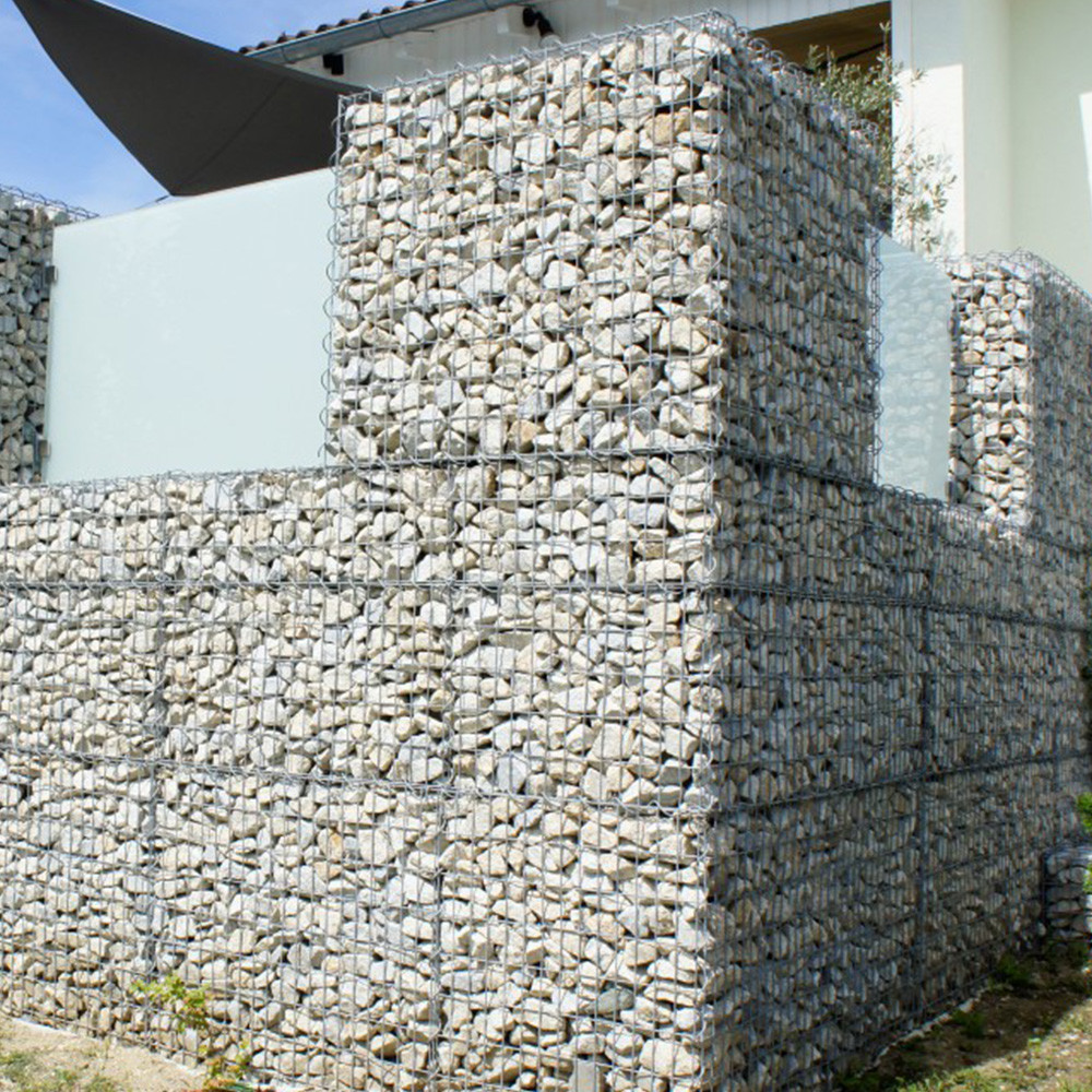Vertical Garden Design Welded Gabion Cage Heavy Duty Mesh Aesthetic Outdoor Structure