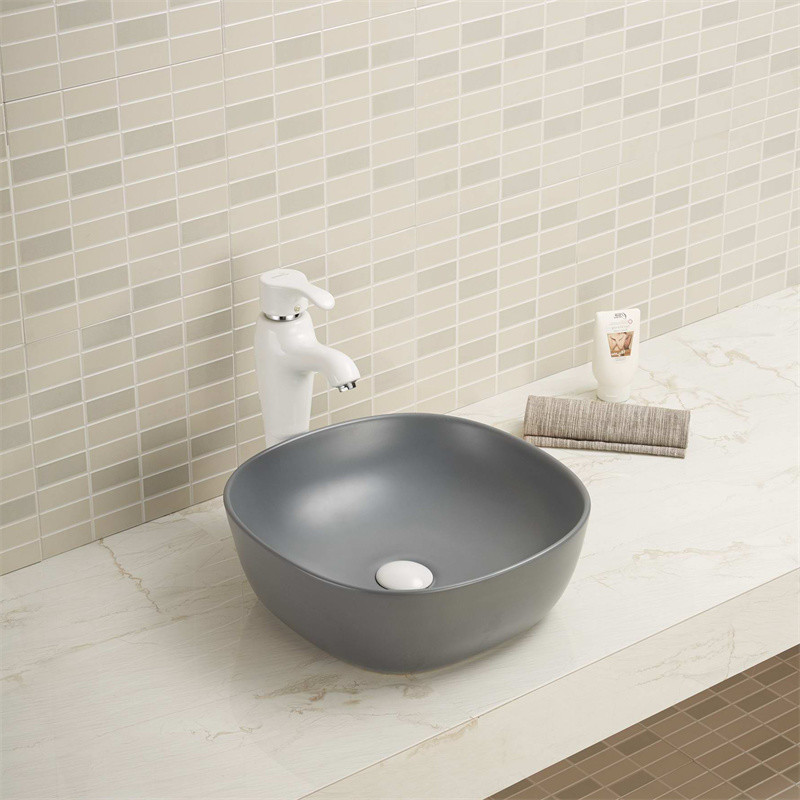300mm Seamless Bathroom Sink And Countertop Basin Bowl Grey White Black