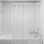 Wholesale Clear Transparent PEVA Plastic Waterproof Thick Disposable Shower
