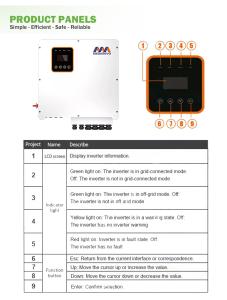 Quality Commercial Hybrid On Grid Inverter 5kva 10kw 20kw 30kw 50kw 80kw 100kw wholesale