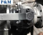 JIS10K 150A cast iron 2-pc ball valve origin China