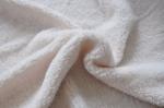 white Warp Knitted Fabric Recycled , Polyester Knit Solid Fabric