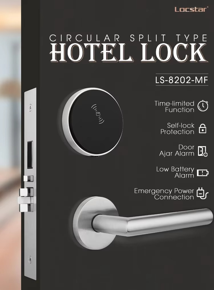 38mm - 60mm Hotel Door Lock Code Changeable Apartment Door Lock Smart