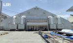 M2 Arcum Shape Movable Permanent Sport Tent For Tennis Court