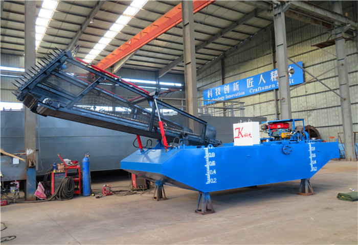 40kw Hydraulic Trash Skimmer Machines Work Boat Salvaging Garbage In The Water