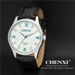 Hot Top Brand OEM Custom Logo Cow Leather Watches Cheap Stainless Steel Case