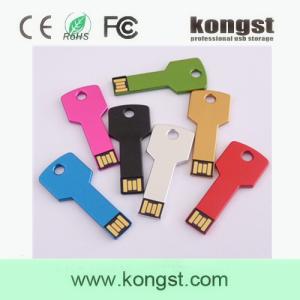 Quality Kongst Wholesale factory price 4GB Metal Key usb flash Drive on sale , oem logo USB wholesale