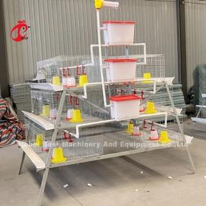 Quality A Type Broiler Battery Cage Galvanized High Strength Poultry Broiler Cage Iris wholesale