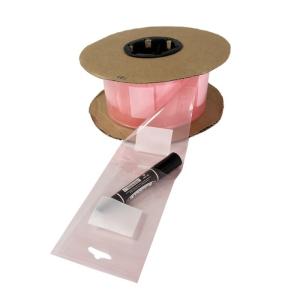 Quality Pink LDPE Plastic PE Anti Static Pre Opened Bags Gravure Printing For Auto Packing wholesale