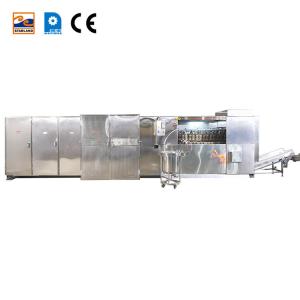 Quality PLC Waffle Basket Production Line Automatic Snack Food Production Machinery wholesale