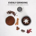 US Plug 304 Stainless Steel Coffee Grinder Electrical Multi Functional Coffee