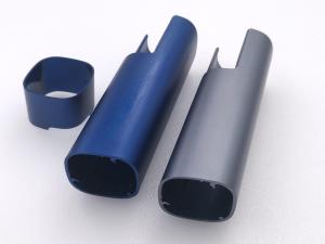 Quality Blue Stamped Aluminum Parts Electronics Shell Anodic Oxidation Plated wholesale