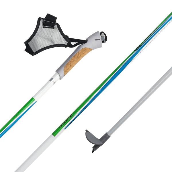 Small Basket Rubber Grip Lightweight Aluminum Alloy Ski Pole for All Skill