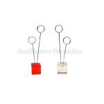 Promotional printed logo Advertising Eco resin business card holder stand clip