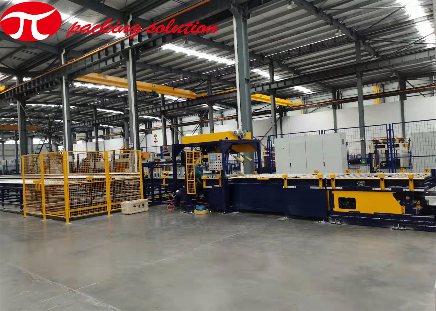 Automatic Horizontal High Speed Turning Wire And Cable Packing Machine With Turnstile
