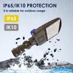 100W 150W 200W 240W 300W LED Shoebox Light IP65 Outdoor LED Parking Lot Lights