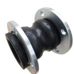 JIS 10K Stainless Steel Flanged NBR Twin Sphere Rubber Expansion Joint