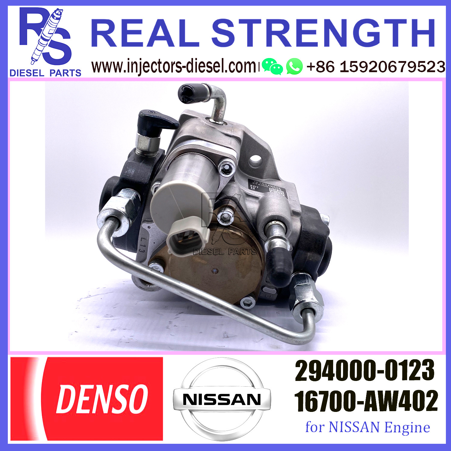 294000-0123 DENSO Diesel Engine Fuel HP3 pump Assy 294000-0123 16700AW402 16700AW403 294000-0122