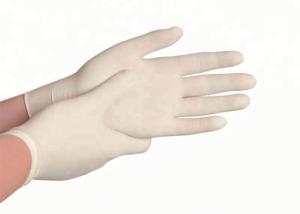 Quality 100% Natual Latex Non Sterile Gloves Medical Examination Non Irritating wholesale