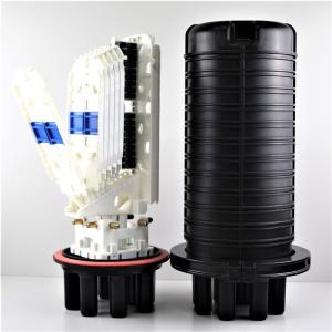 Quality 286 core Fiber Optic enclosure PP , 7 small round ports 6 tray wholesale