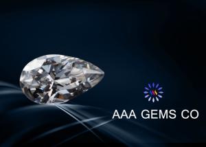 Quality White Color Pear Cut Loose Moissanite Stones Synthetic For Jewelry wholesale