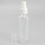 40*134mm 100ml PET Plastic Spray Bottle Cylinder Round Shoulder