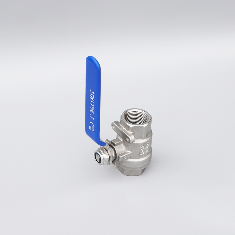 304 Stainless Steel Full Bore Internal Thread 2 Pieces Ball Valve
